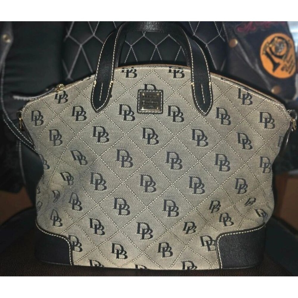 Dooney & Bourke Signature Monogram Satchel / Crossbody Bag